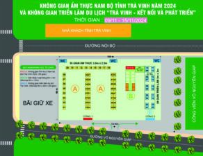 Không gian Ẩm thực Nam bộ tỉnh Trà Vinh năm 2024