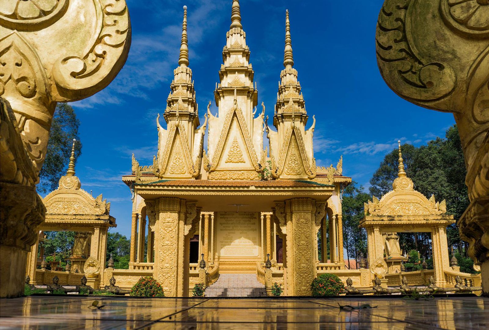 Vãn cảnh Chùa Vàm Ray – Ngôi chùa Khmer lớn nhất Trà Vinh